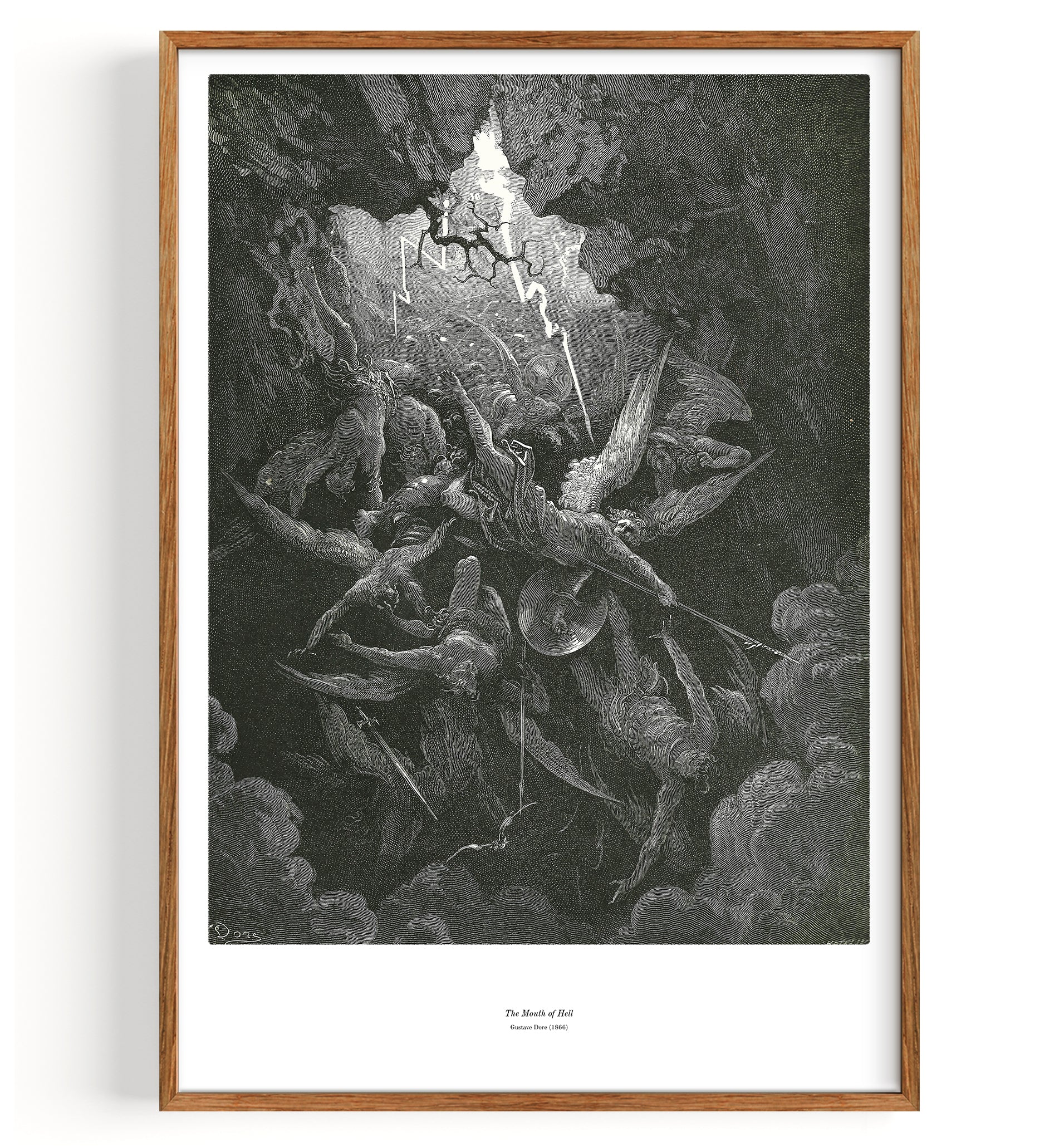 The Mouth Of Hell (1866) von Gustave Dore Fine Art Print
