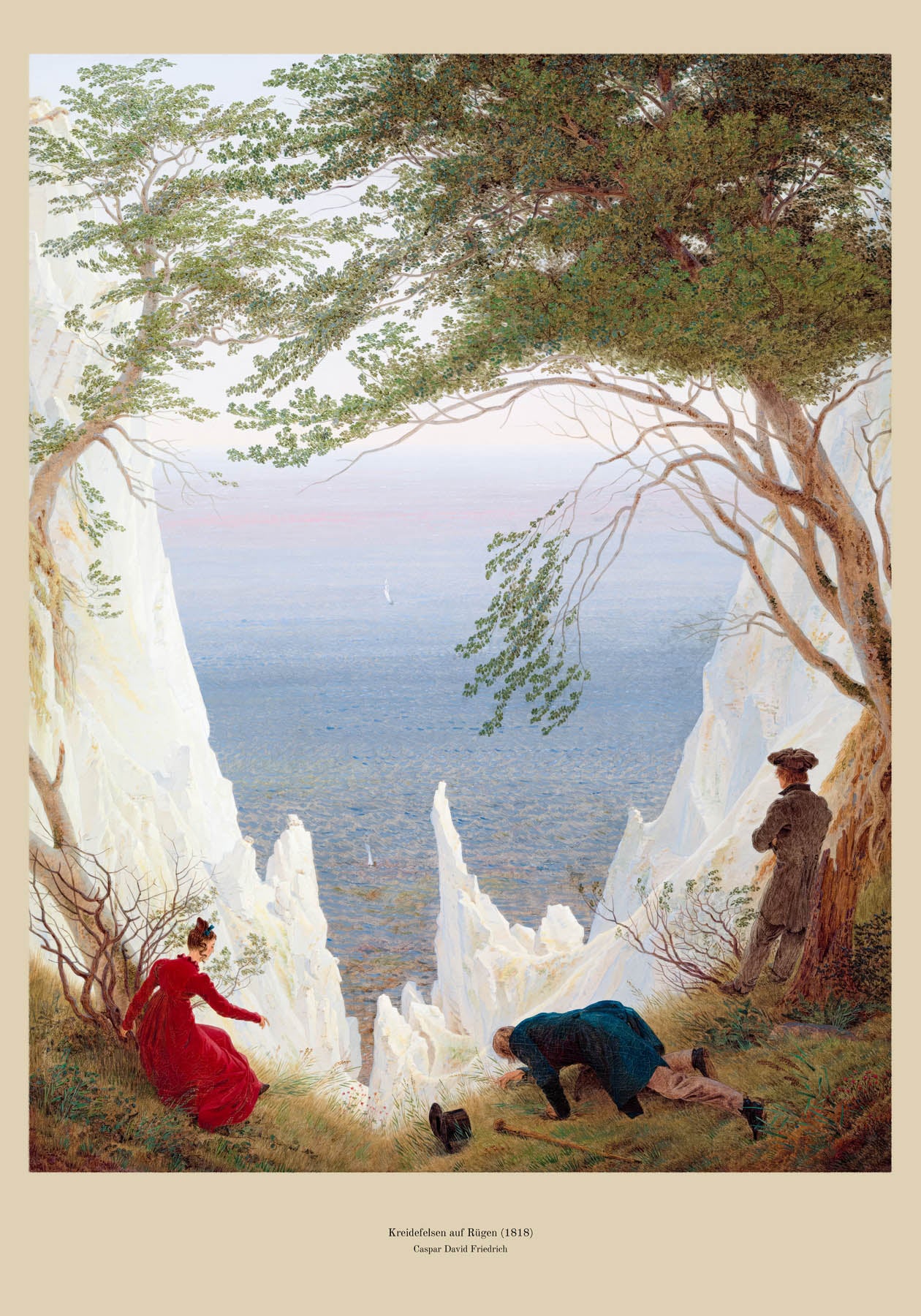 Kreidefelsen auf Rügen (1818)