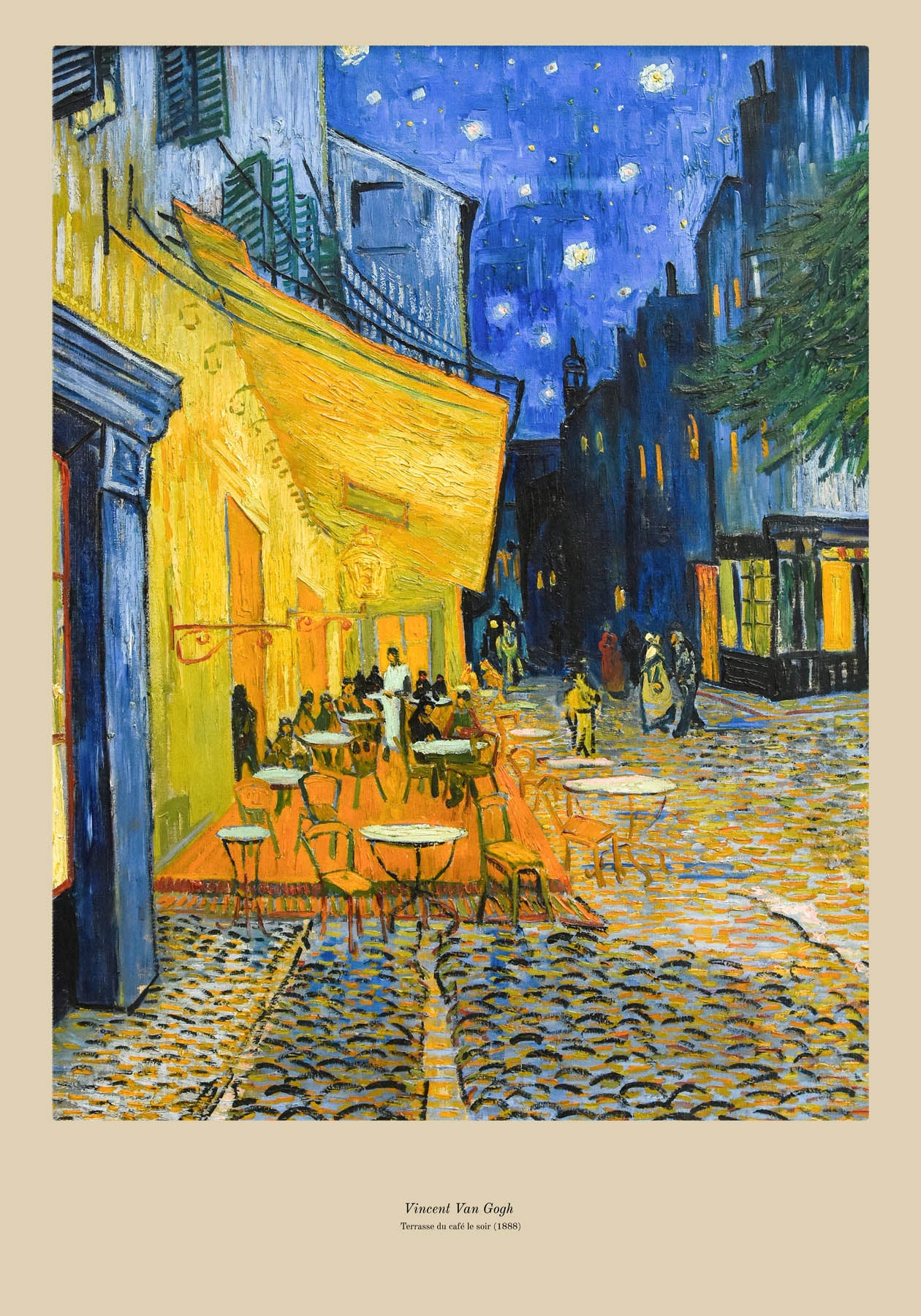 Caféterrasse am Abend / Terrasse du cafe le soir (1888)