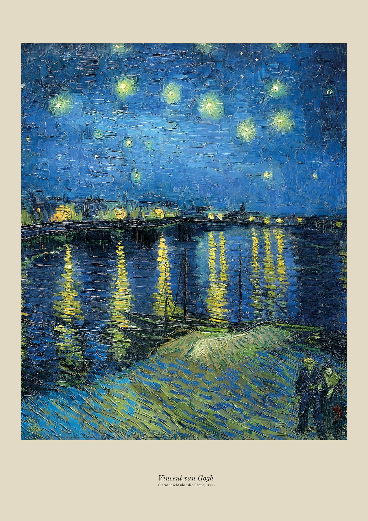 Sternennacht über der Rhone (1888)