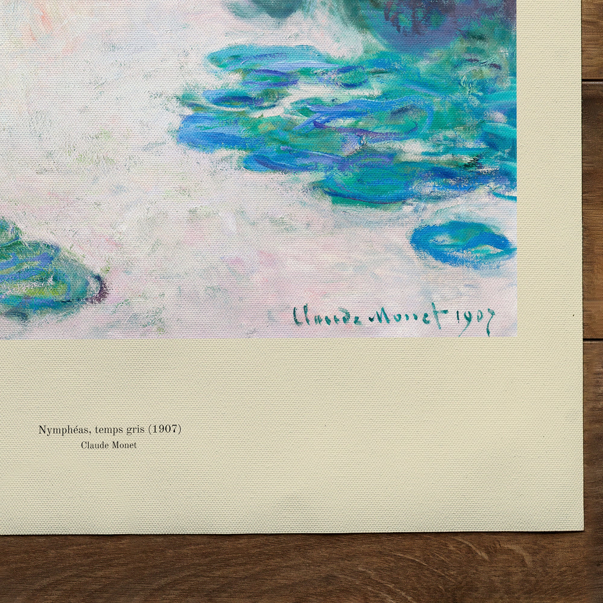 Wasserlilien Nymphéas, temps gris (1907)