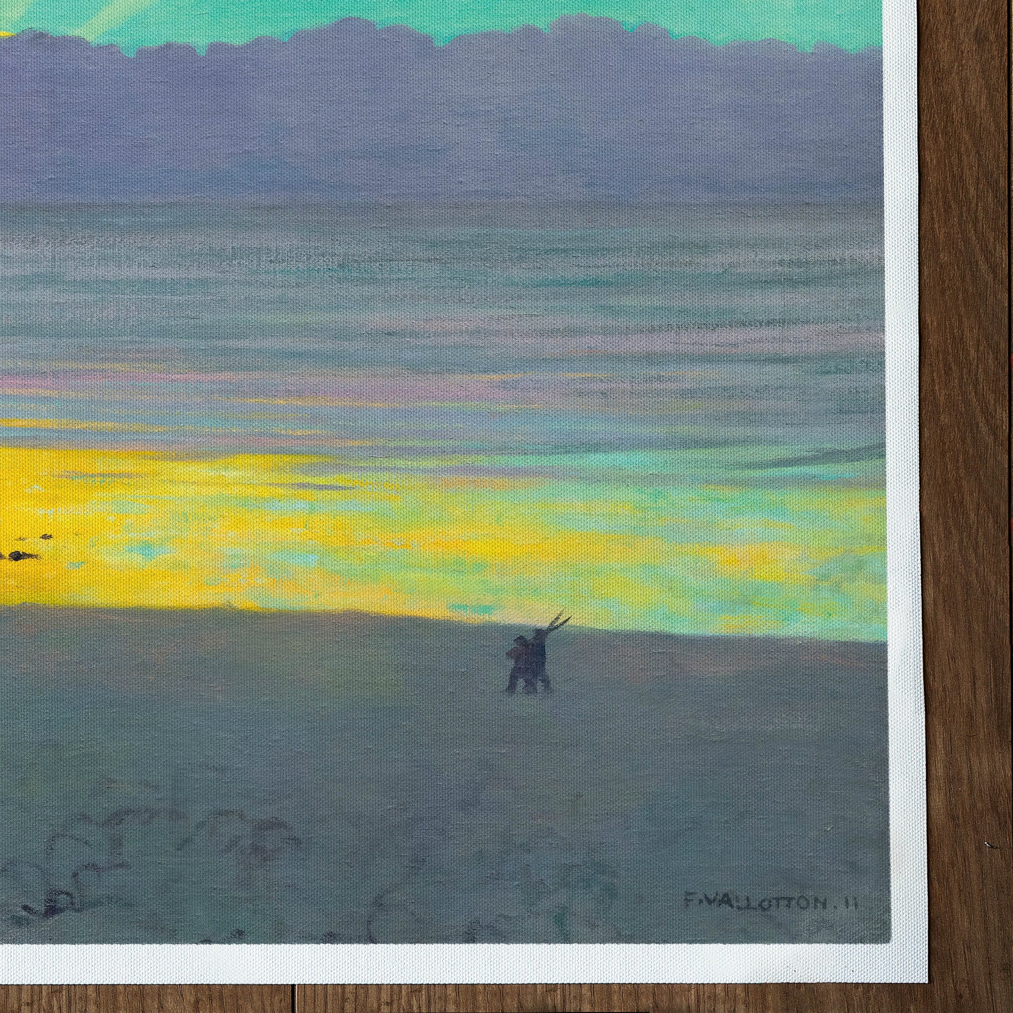 Coucher de soleil jaune et vert (1911)