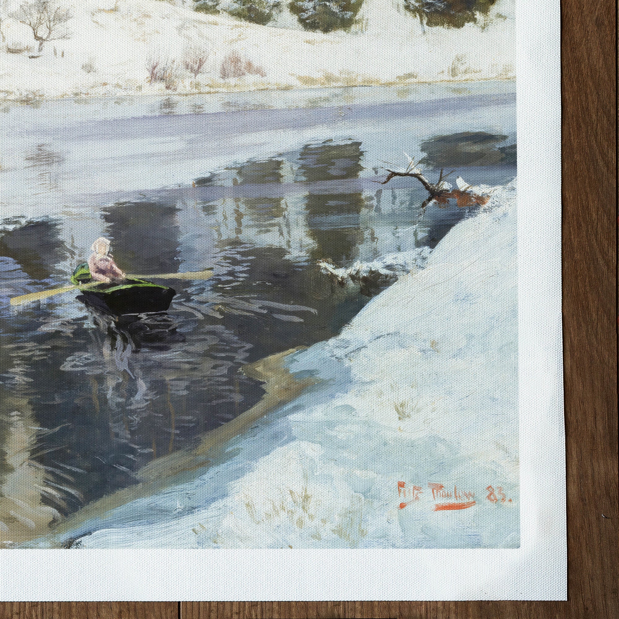 Winter at the River Simoa (1883)
