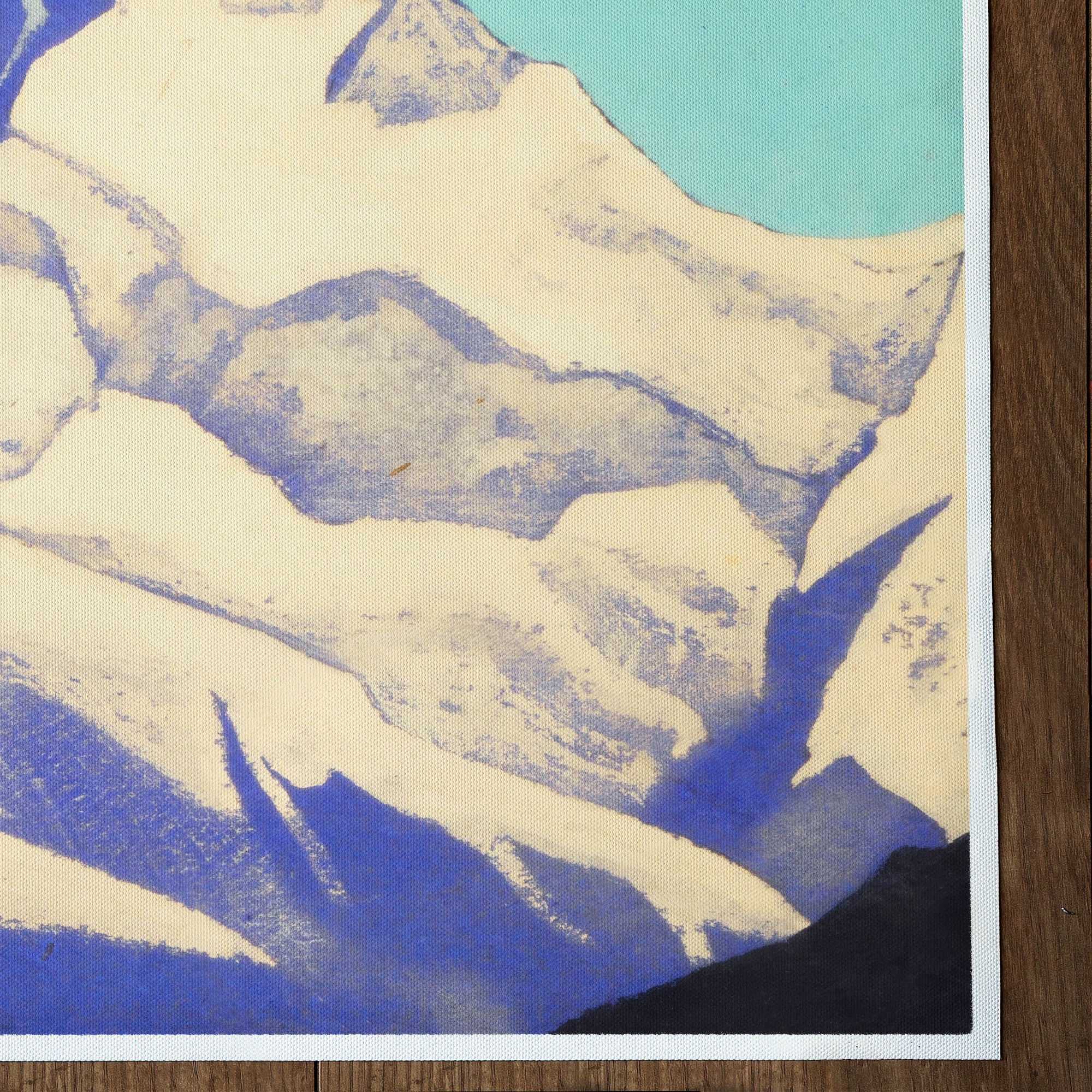 Gipfel Des Kangchendzönga (Schneebedeckte Gipfel Vor Türkisfarbenem Himmel) (1937)