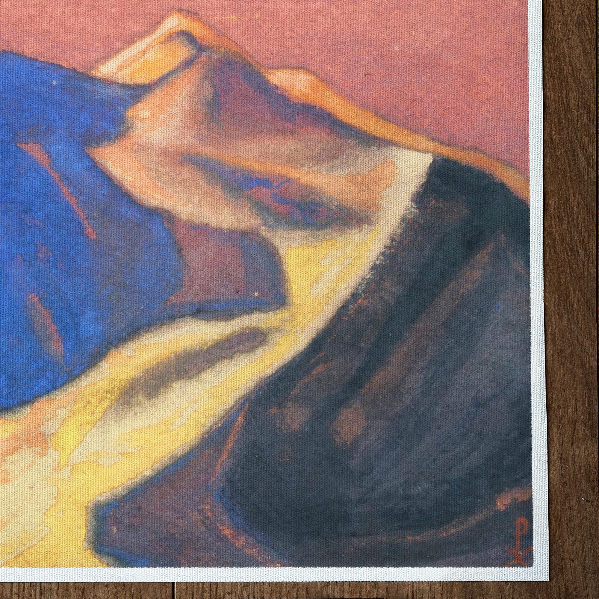 Himalaya (Der Gipfel Im Flammenden Sonnenuntergang) (1946)