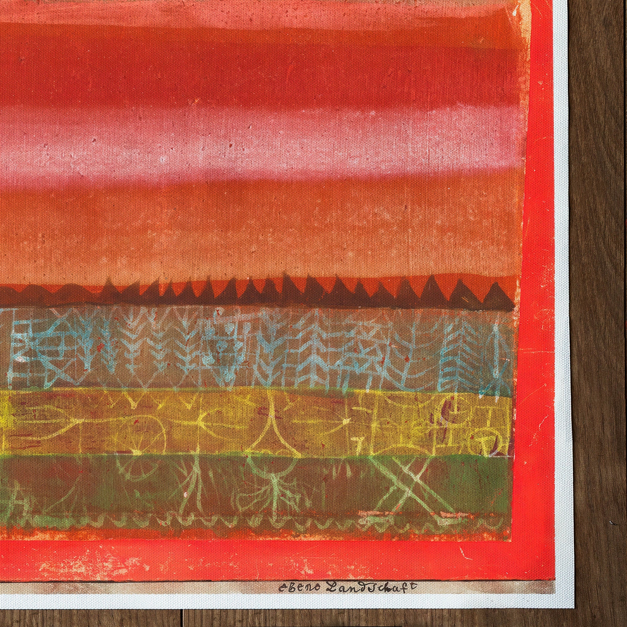 Ebene Landschaft (Flat Landscape) (1924)