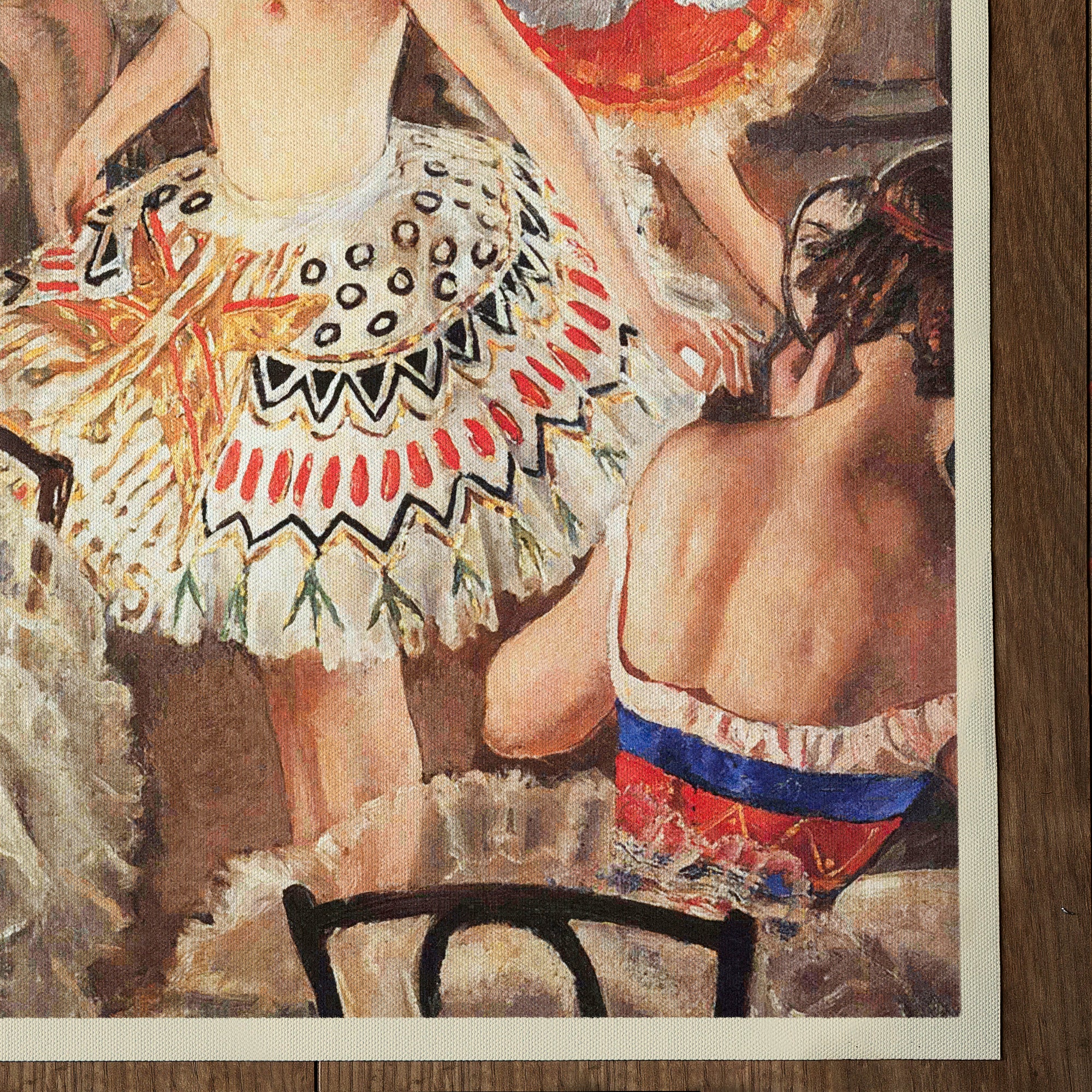 In der Ballettumkleidekabine große Ballerinas (1884-1967)