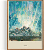 Nordlichter Studie in Norwegen (undatiert)