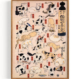 Cats Suggested by the Fifty three Stations of the Tōkaidō nr2 (1847)