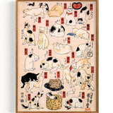 Cats Suggested by the Fifty three Stations of the Tōkaidō (1847)