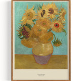 Drei Sonnenblume in einer Vase (1888)