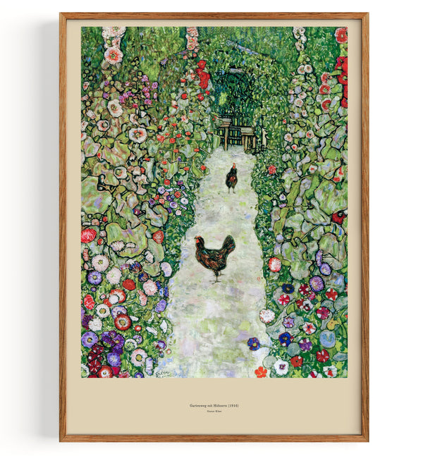 Gartenweg mit Hühnern (1916)