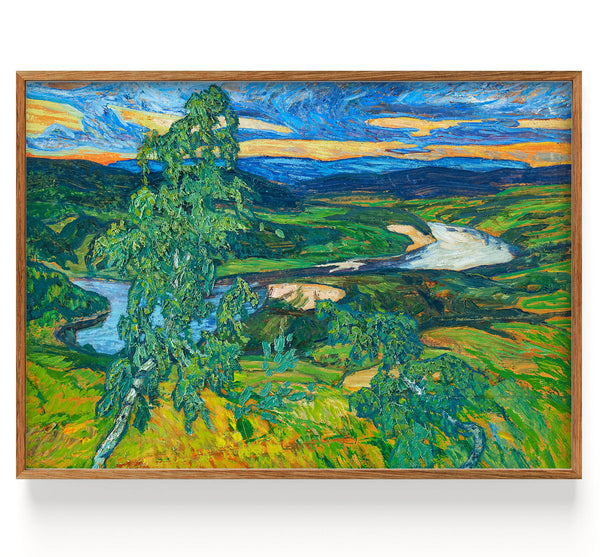 Landskap med bjork (Bjork och nipor) (1917)