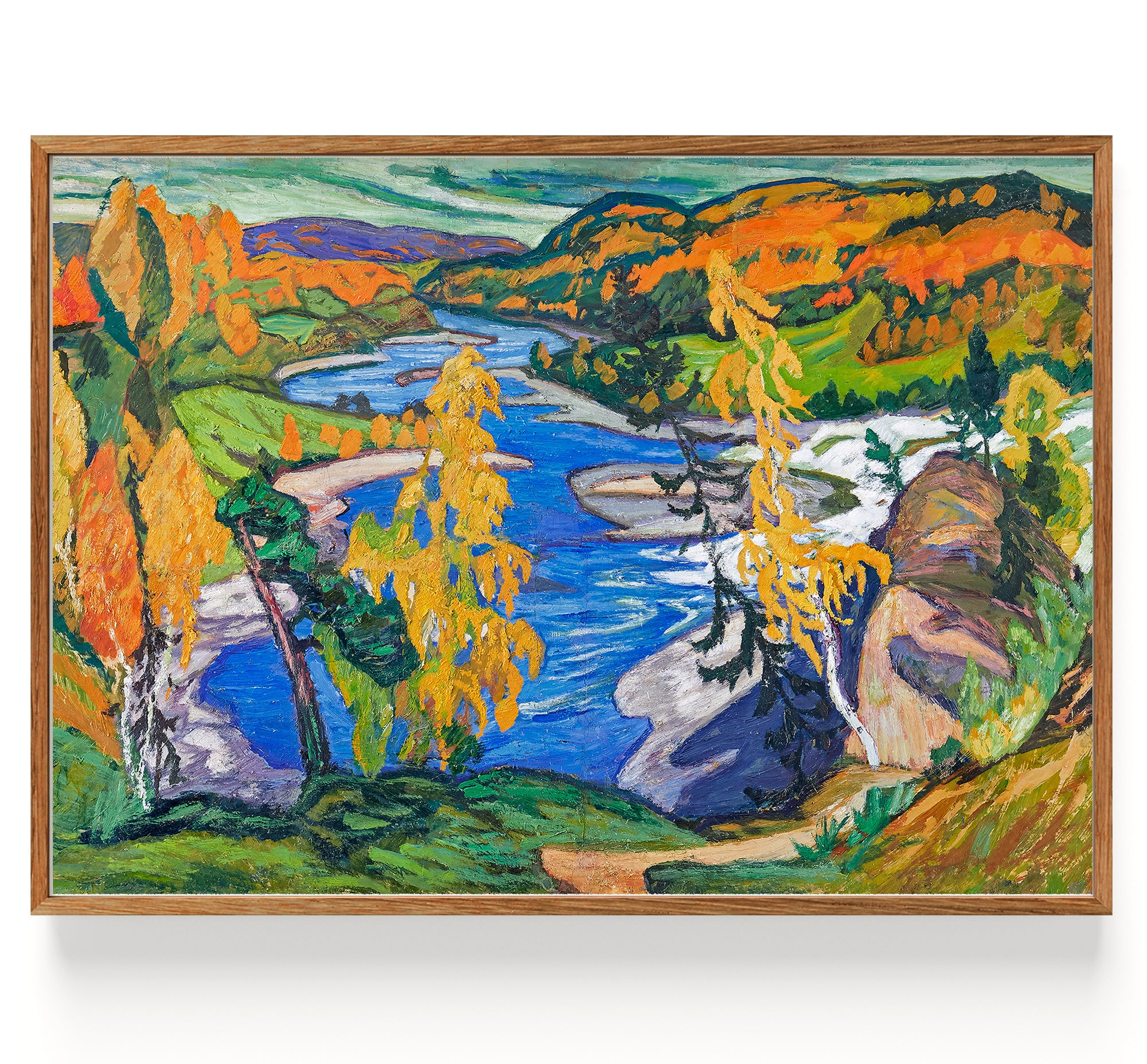 Ångermanälven mot Näsåker (1925)