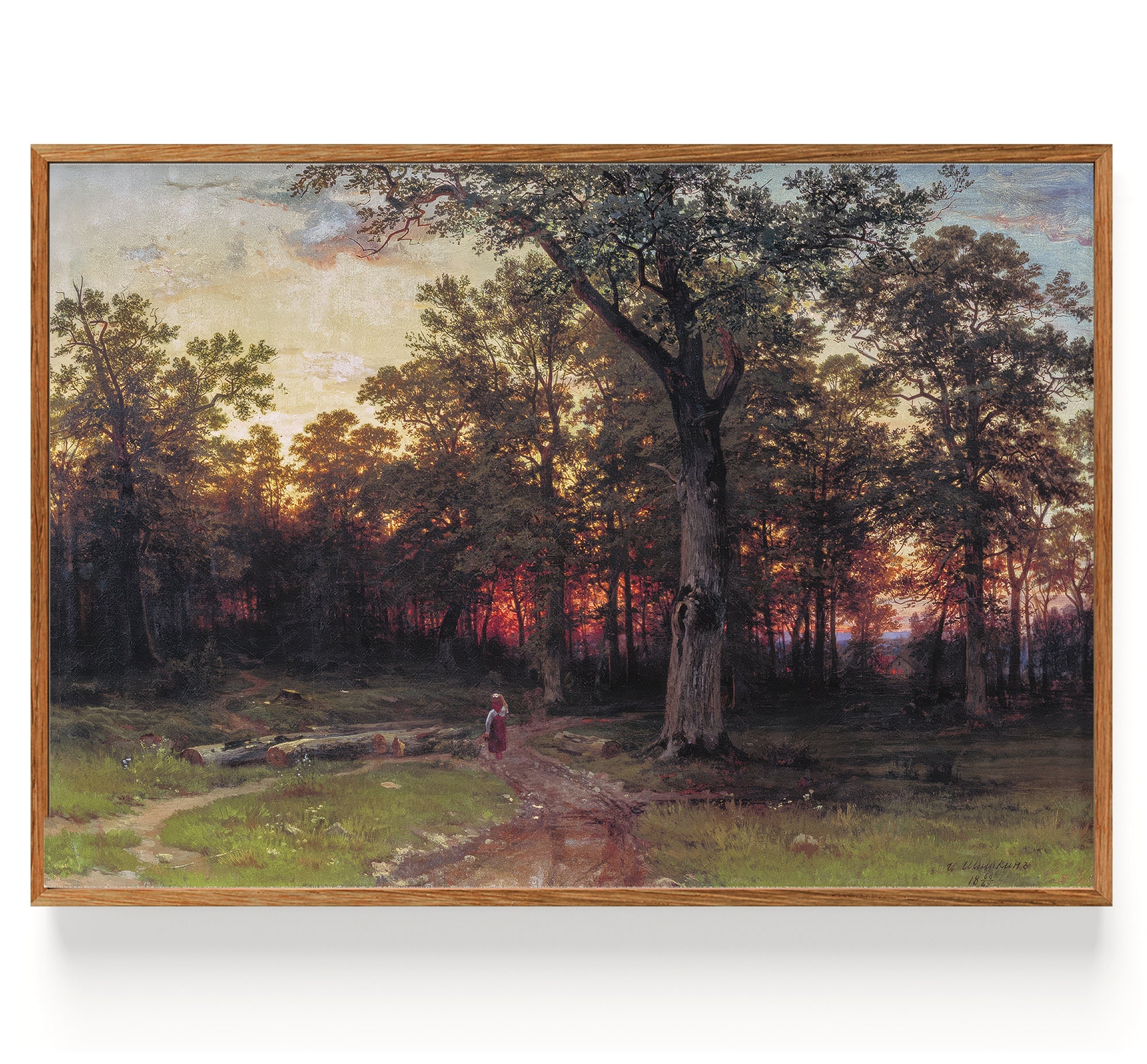 Forest evening (1868/1869)