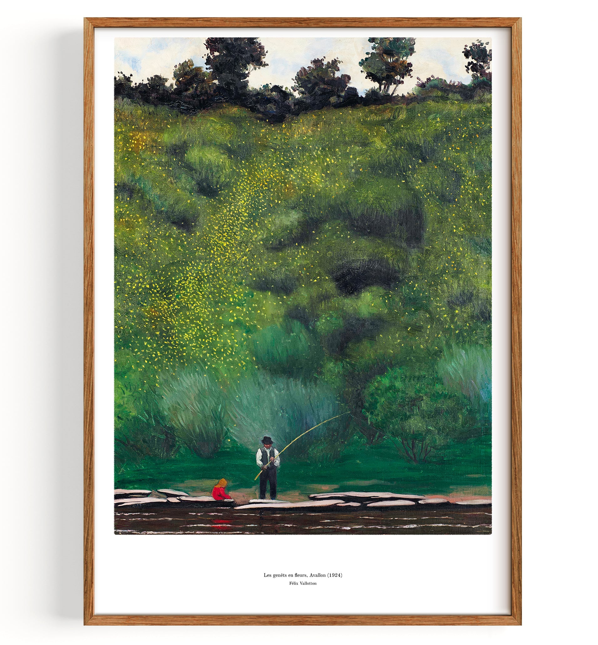 Les genêts en fleurs, Avallon (1924)