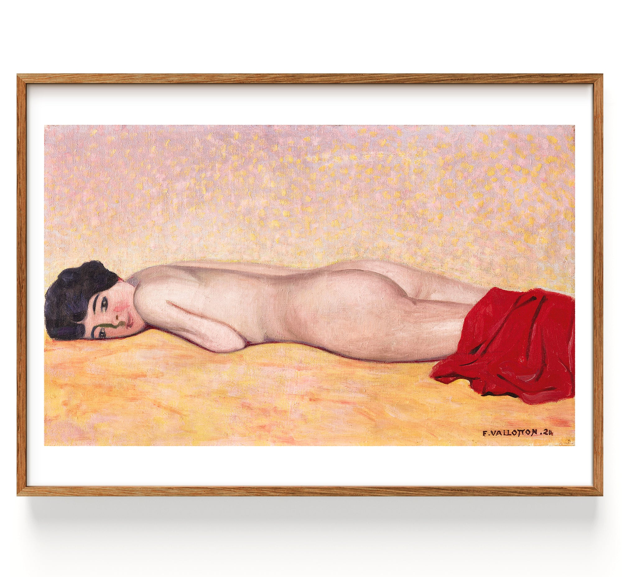 Nu à plat ventre sur le sable (1924)