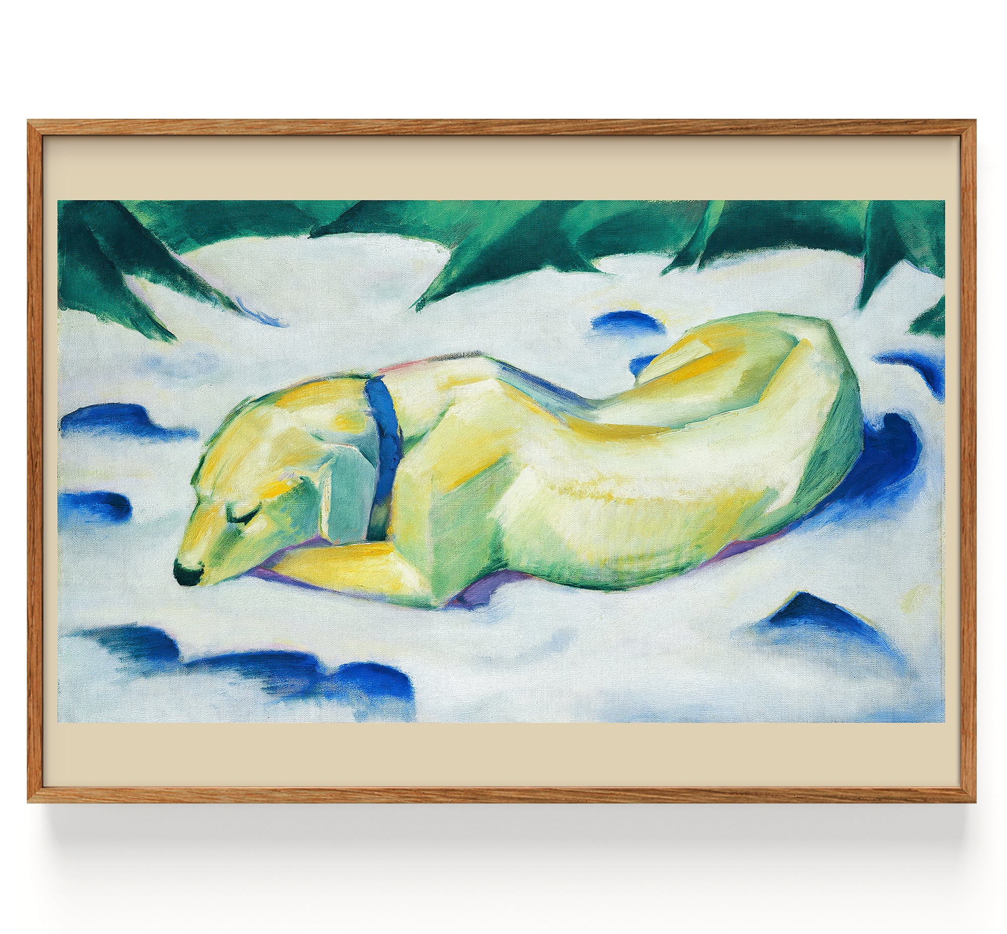 Dog Lying in the Snow (1911)