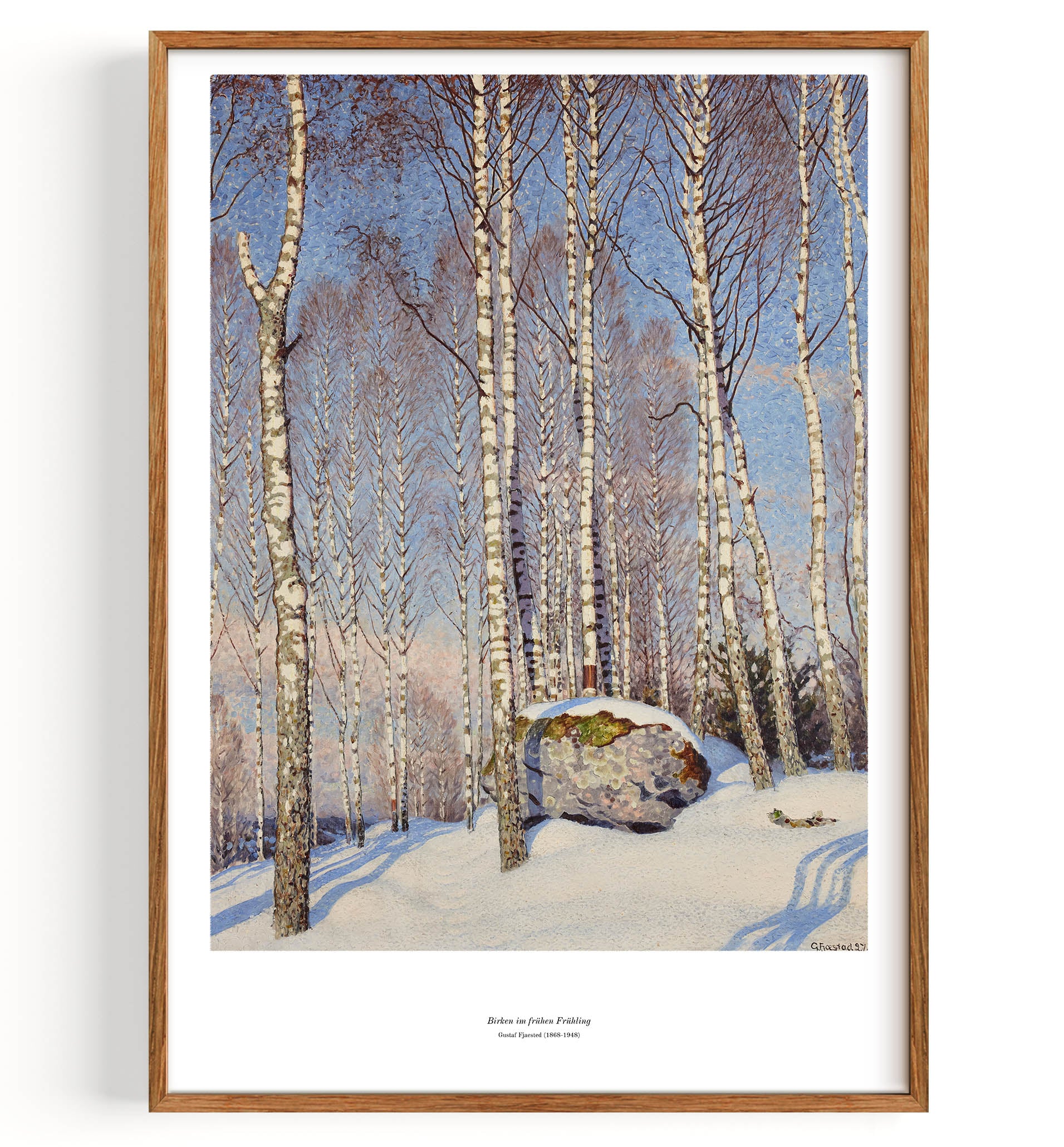 Birken im frühen Frühling (1868-1948)