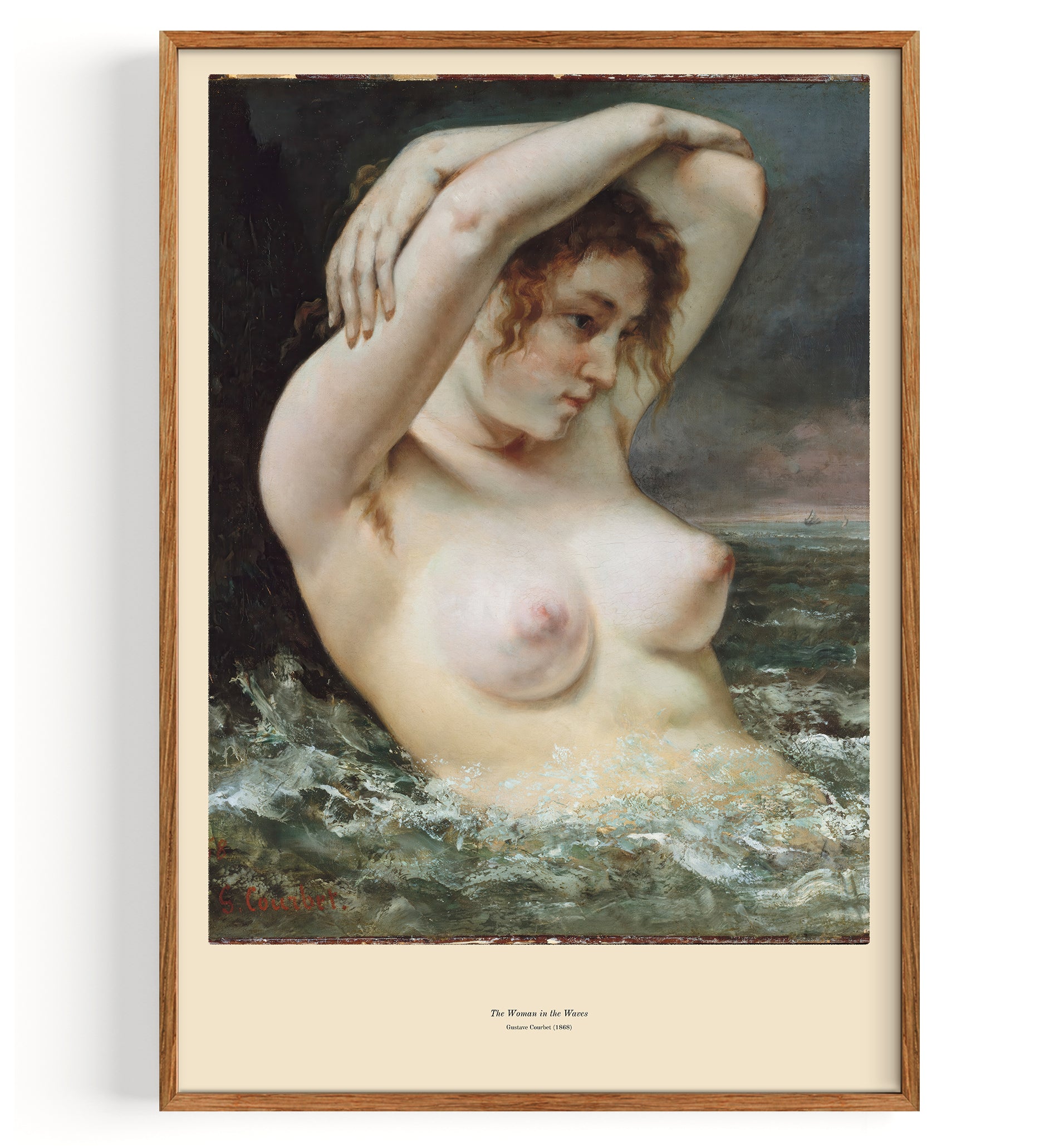 The Woman In The Waves (1868)