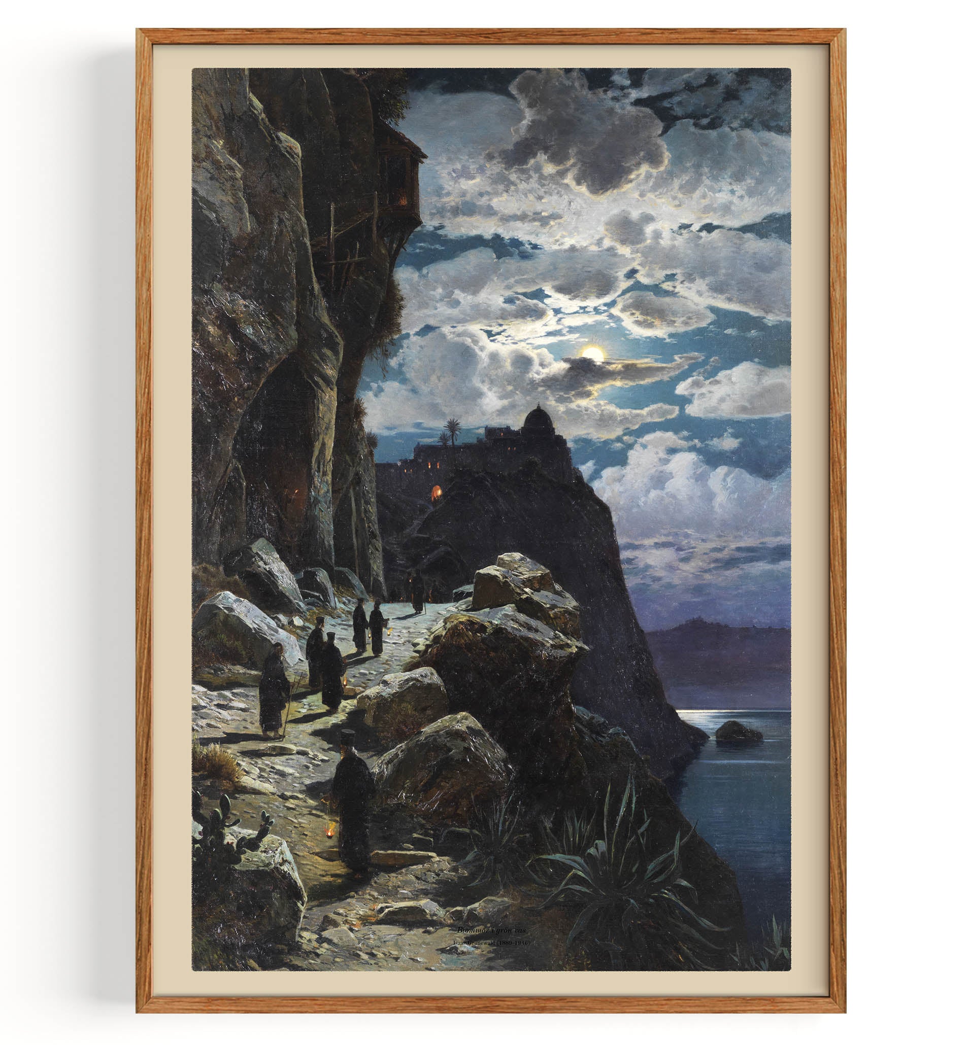 Gang der Mönche zum Bergkloster Athos (1905)