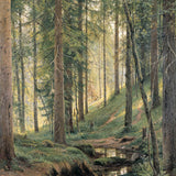 Stream in the Forest (on the hillside) (1880)
