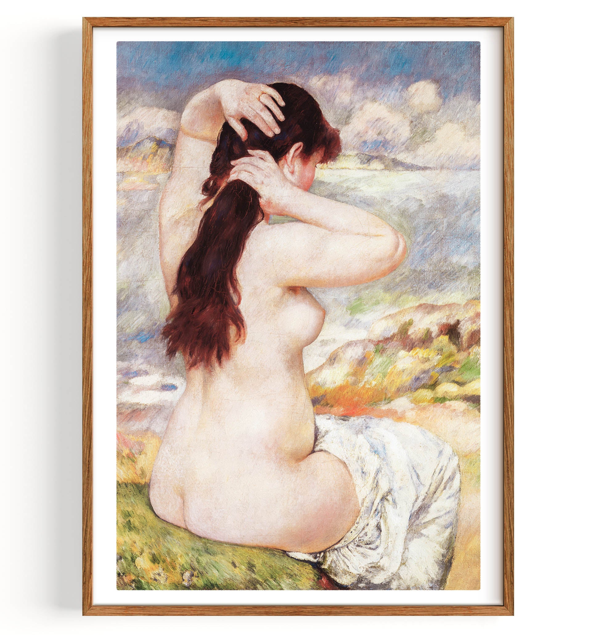 Nude Fixing Her Hair  (1841-1919)