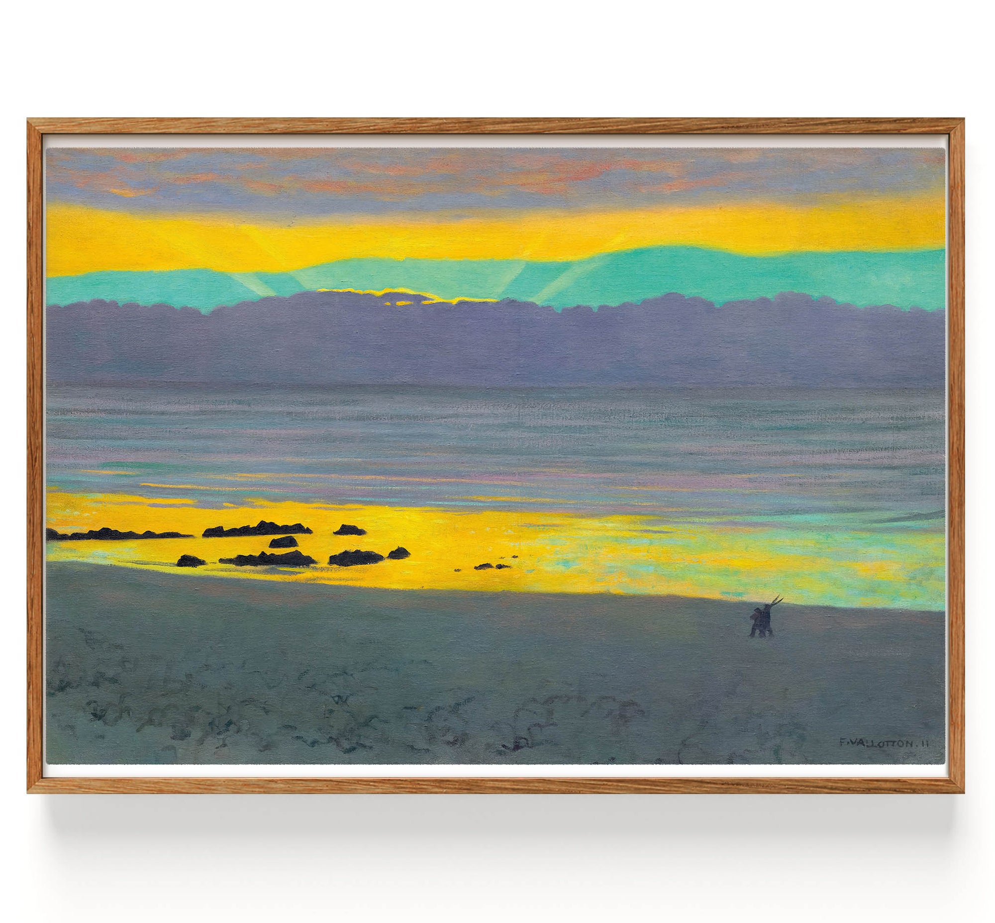 Coucher de soleil jaune et vert (1911)