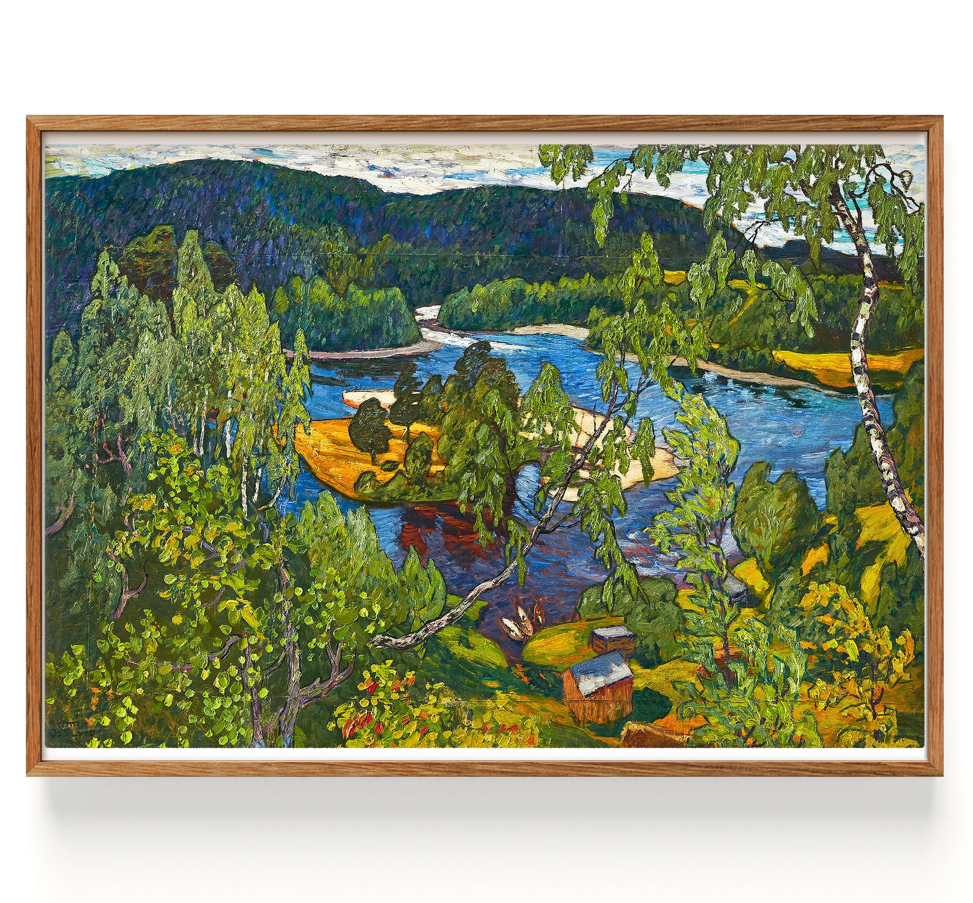 Sommarlandskap, Ramsele (1915-1916)