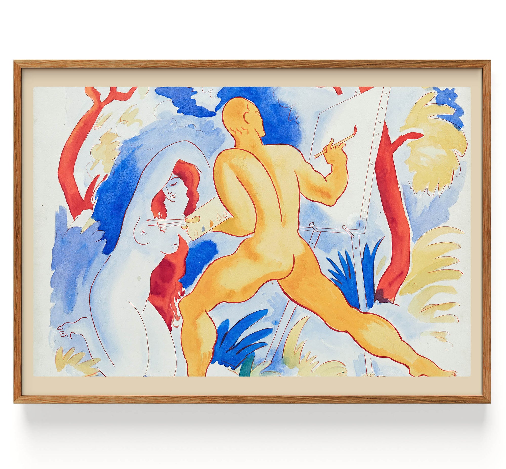 Konstnären vid staffliet (1889-1946)