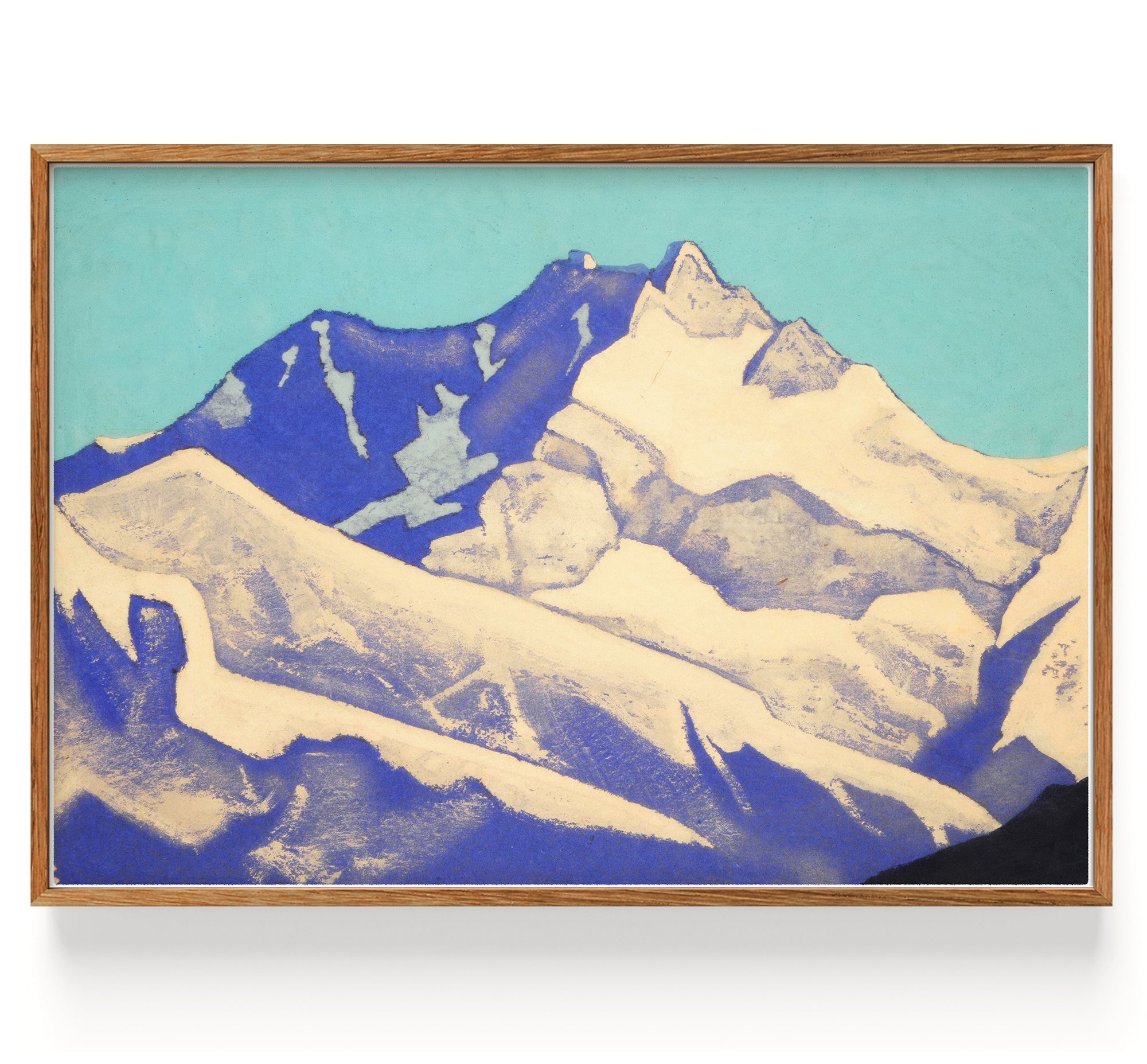 Gipfel Des Kangchendzönga (Schneebedeckte Gipfel Vor Türkisfarbenem Himmel) (1937)