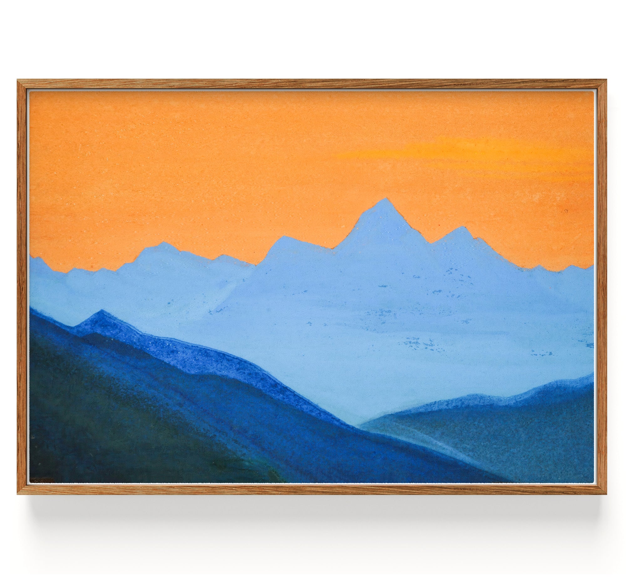 Abend (Blaue Berge Vor Orangefarbenem Himmel) (1940)