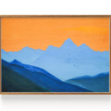 Abend (Blaue Berge Vor Orangefarbenem Himmel) (1940)