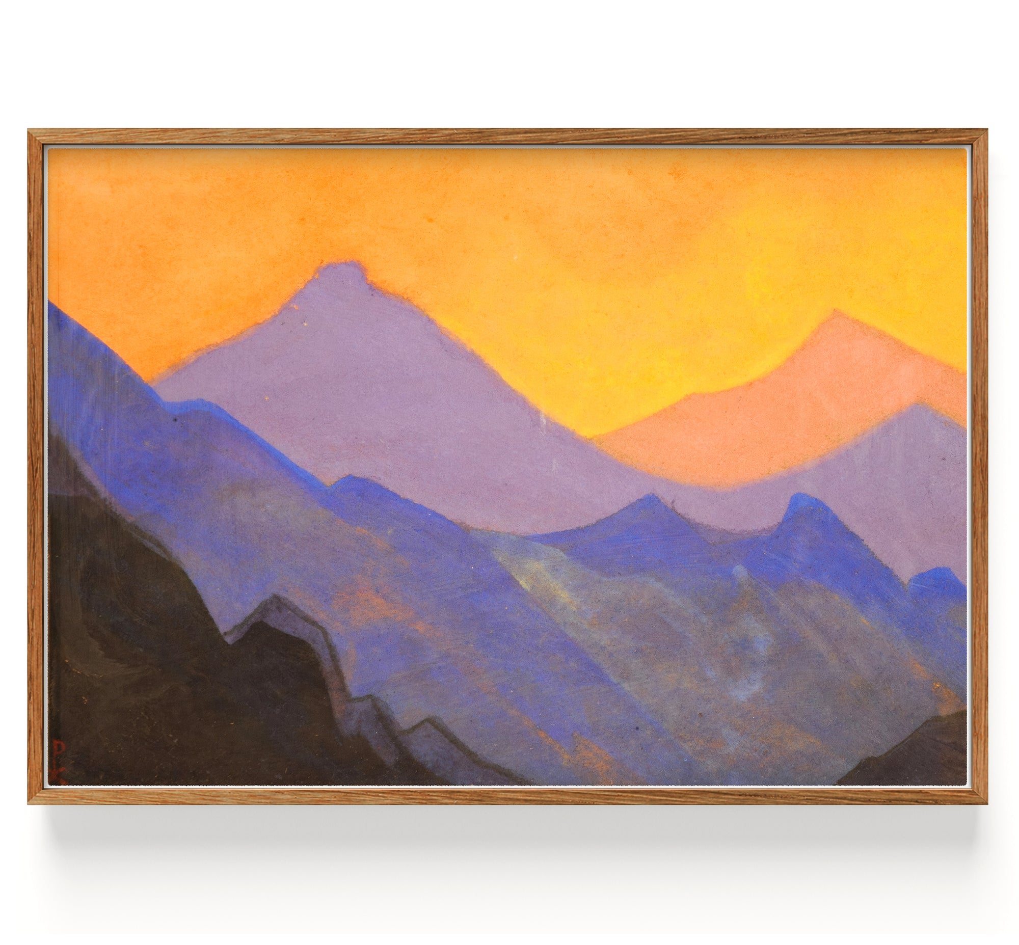 Himalaya (Lila Berge Vor Dem Sonnenuntergangshimmel) (1940)