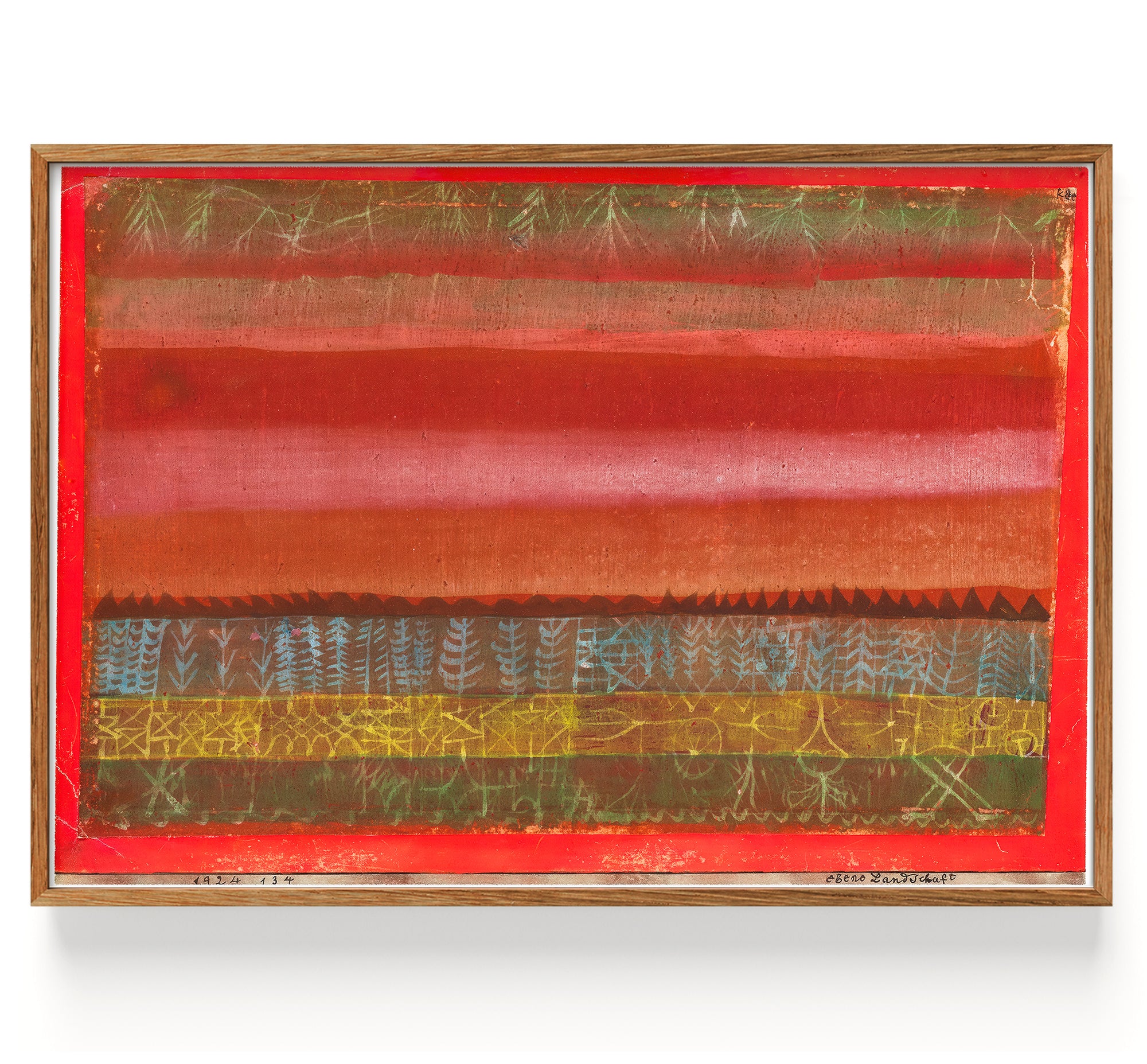 Ebene Landschaft (Flat Landscape) (1924)