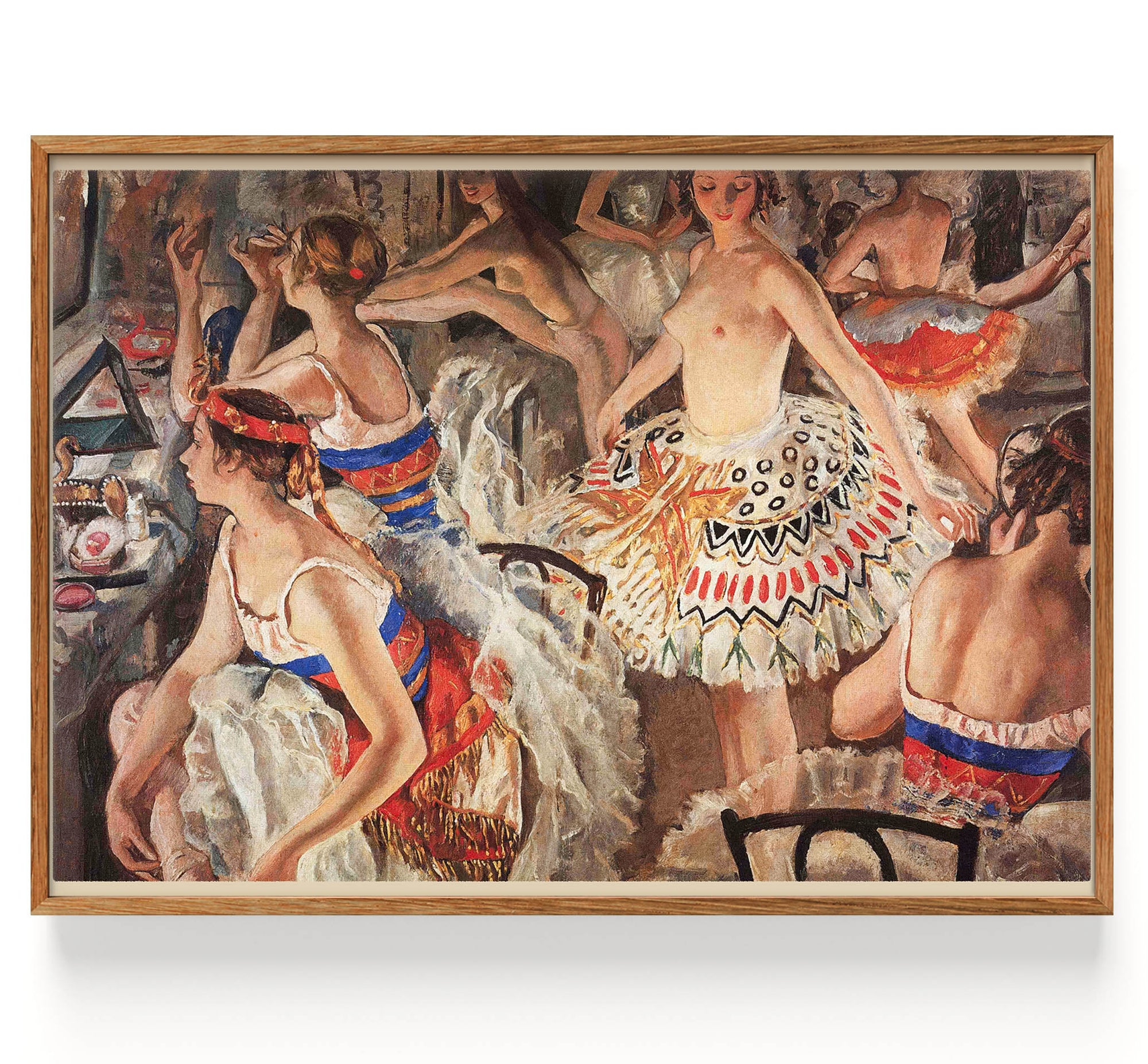 In der Ballettumkleidekabine große Ballerinas (1884-1967)