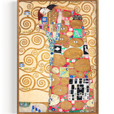 Die Erfüllung (Liebespaar) Mosaikfrieses für den Palais Stoclet in Brüssel (1910-1911)